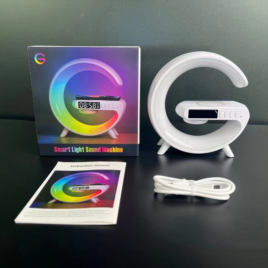 G-LAMP Bluetooth Speaker | Clock | Fast Wireless Charging