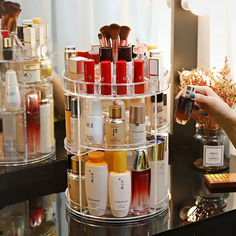 360 Rotating Makeup Organizer